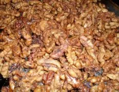 Crunchy Vanilla Glazed Walnuts Recipe