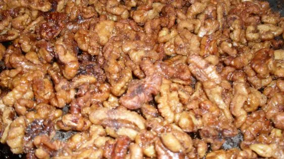 Crunchy Vanilla Glazed Walnuts Recipe