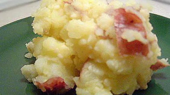 Crushed Red Potatoes With Garlic