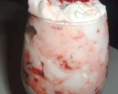 Crushed Strawberries And Cream