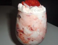 Crushed Strawberries And Cream