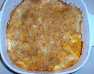 Crusted Cauliflower Au Gratin