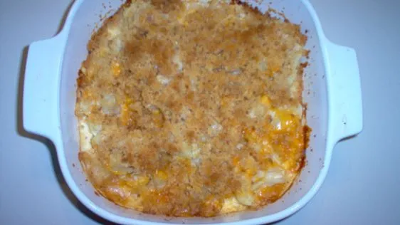 Crusted Cauliflower Au Gratin