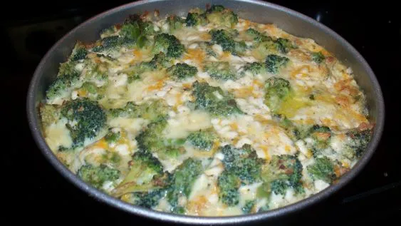 Crustless Broccoli And Cottage Cheese