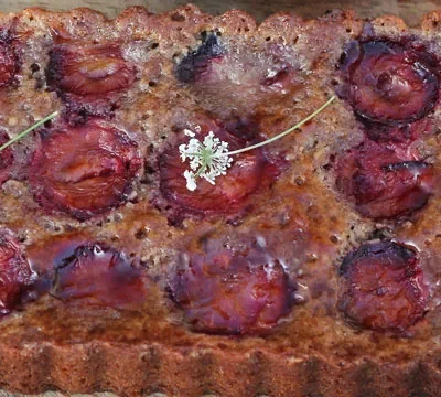 Crustless Pear And Almond Tart