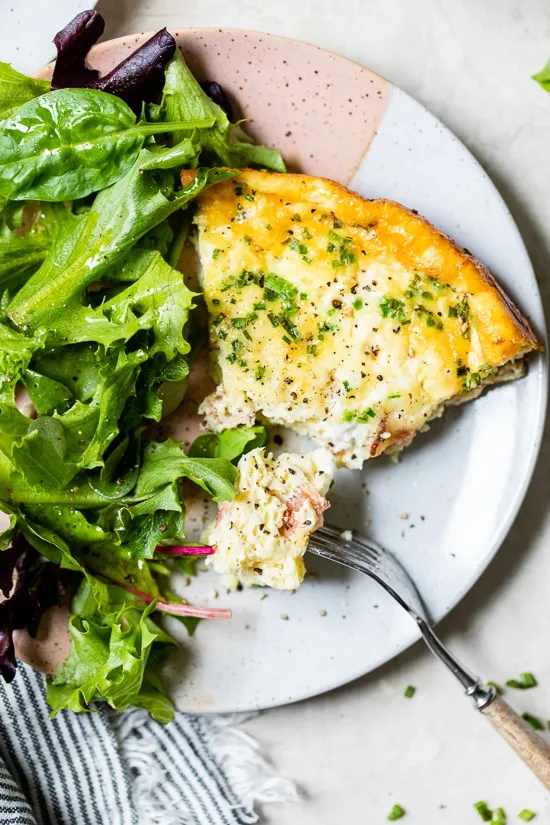 Crustless Quiche Lorraine