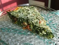 Crustless Spinach Ricotta Quiche