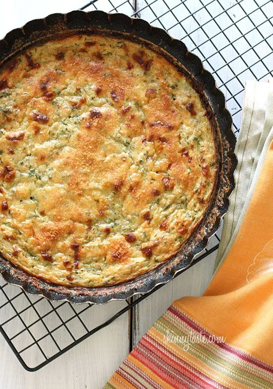 Crustless Summer Zucchini Pie