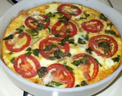 Crustless Tomato Quiche