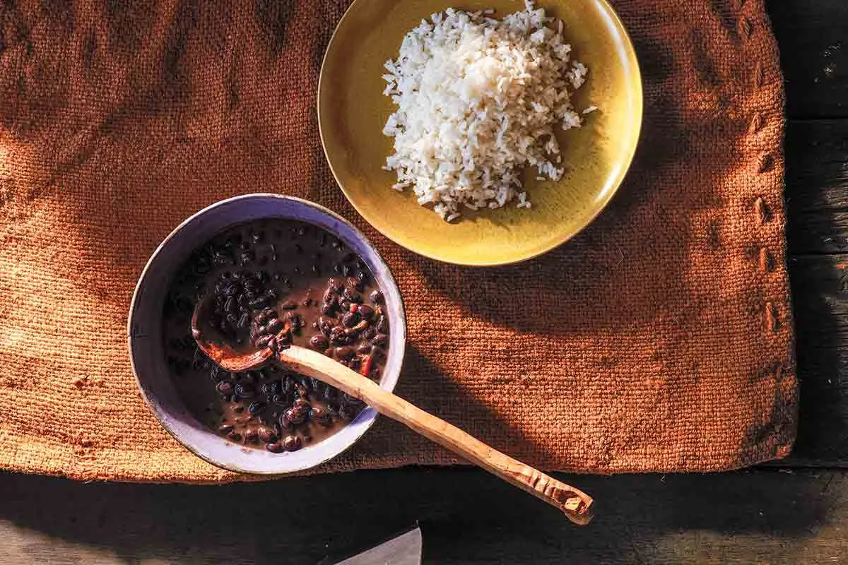 Cuban Black Bean Soup -Healthier Version