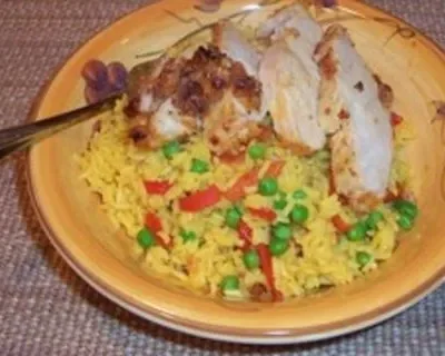 Cuban Chicken With Yellow Rice