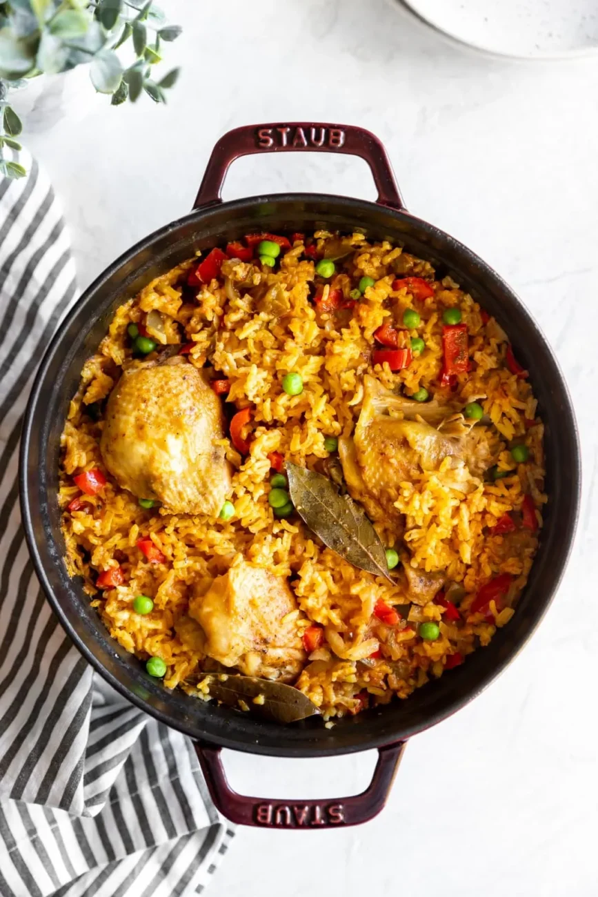 Cuban Chicken With Yellow Rice