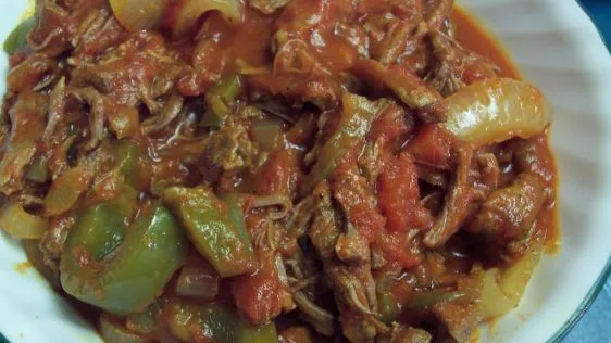 Cuban Flank Steak And Pepper Stew