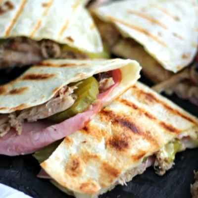 Cuban Sandwich Quesadilla