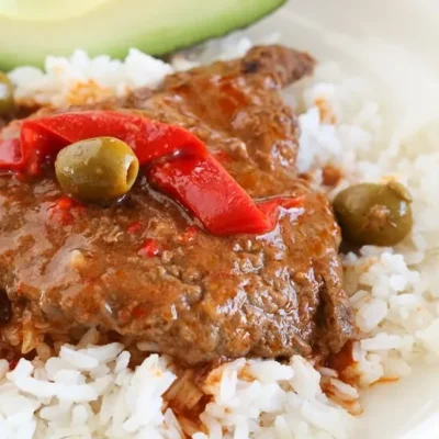 Cubed Steak With Peppers And Olives Instant Pot