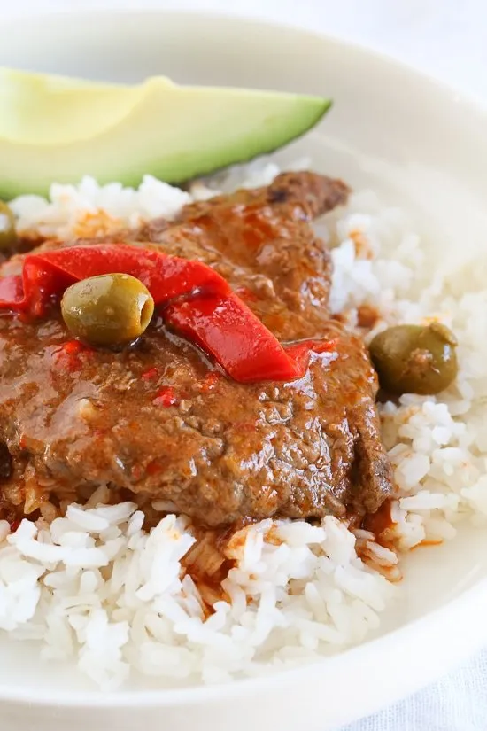 Cubed Steak With Peppers And Olives Instant Pot, Slow Cooker And Stove-Top