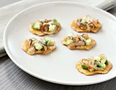 Cucumber And Caramelized Onion Salad Bites