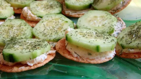 Cucumber And Cream Cheese Appetizers