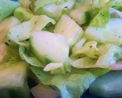 Cucumber Iceberg Salad