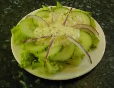 Cucumber With Feta Cheese Dressing