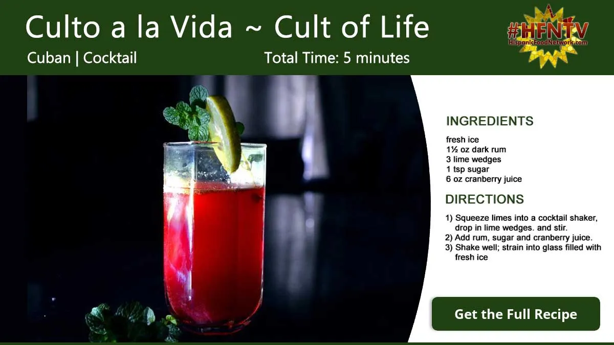 Culto A La Vida – Cult Of Life , A Rum Cocktail