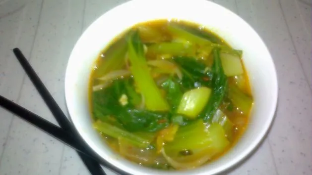 Cumin Bok Choy Stew