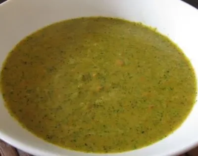 Curried Broccoli Cheddar Soup