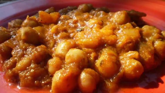 Curried Chick- Peas Chana Dal