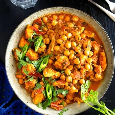 Curried Chicken And Chickpeas