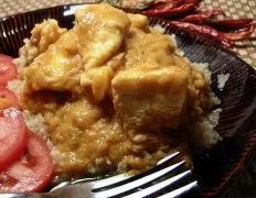 Curried Chicken In Coconut Pumpkin Sauce