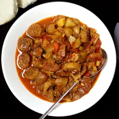 Curried Chicken Sausage Casserole