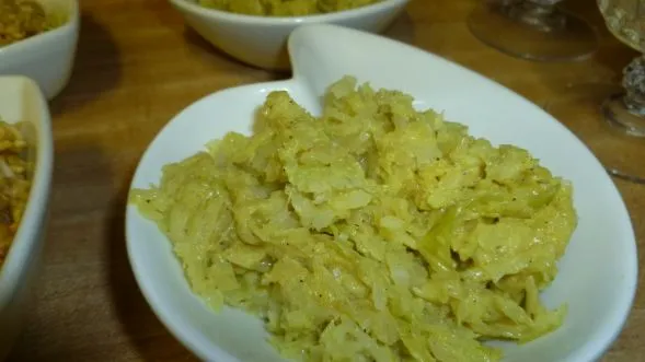 Curried Creamed Cabbage