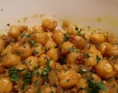 Curried Garbanzo Beans Chickpeas