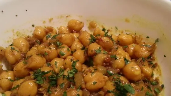 Curried Garbanzo Beans Chickpeas