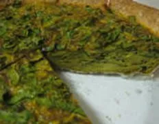 Curried Spinch Quiche / Frittata