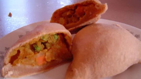 Curried Veggie Samosa