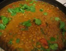 Curry Lentils With Chicken