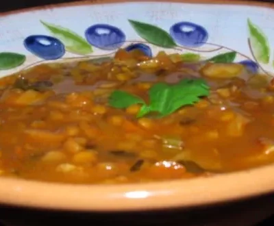 Curry Potato Lentil Soup