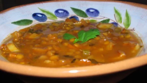 Curry Potato Lentil Soup