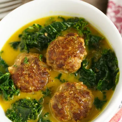 Curry Soup With Meatballs