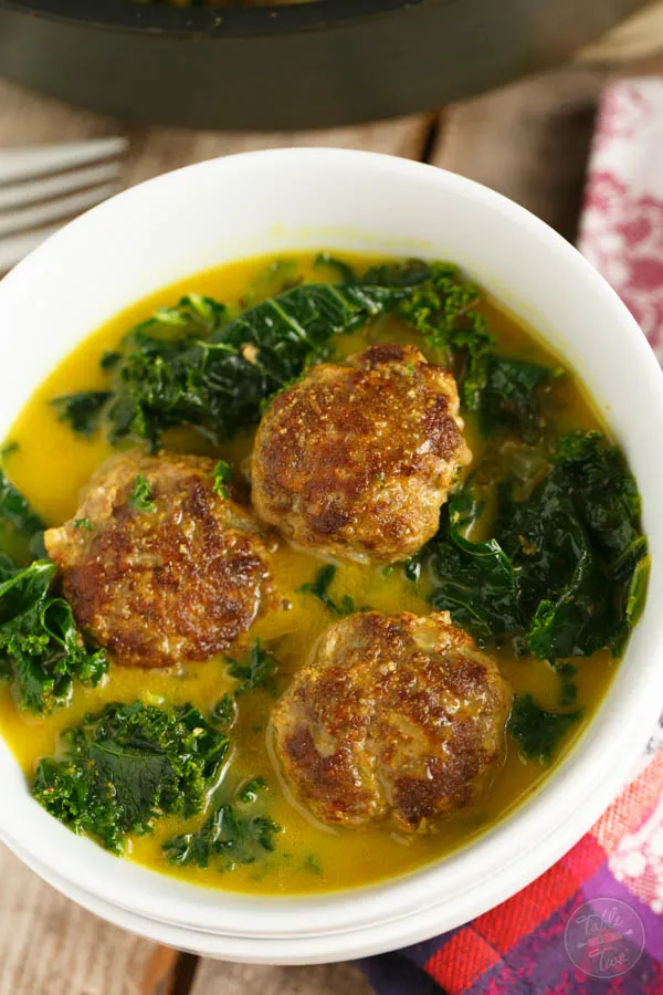 Curry Soup With Meatballs