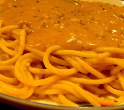 Curry Spaghetti Alfredo