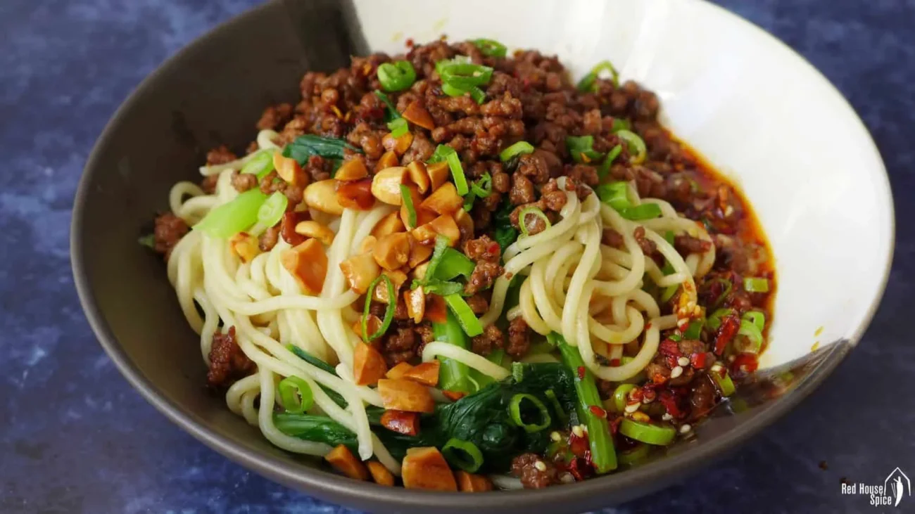 Dan Dan Noodles With Pickled Mustard Greens