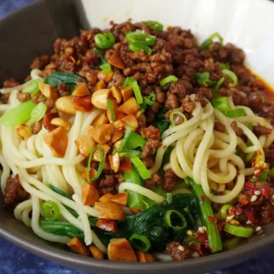 Dan Dan Noodles With Pickled Mustard Greens