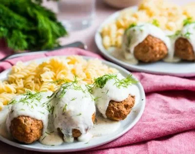 Danish Meatballs With Creamy Dill