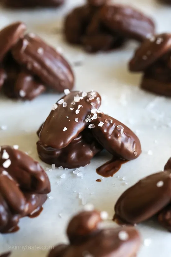 Dark Chocolate Nut Clusters With Sea Salt