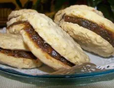 Date Filled Oatmeal Cookies