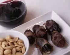 Dates Stuffed With Almonds And Blue Cheese