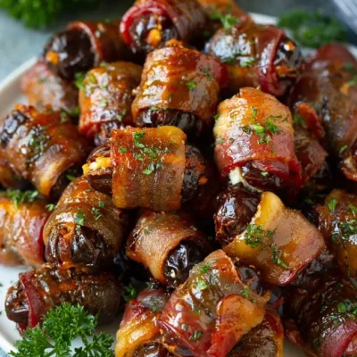 Dates Wrapped In Bacon