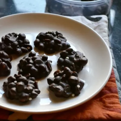 Decadent Chocolate Peanut Cluster Treats